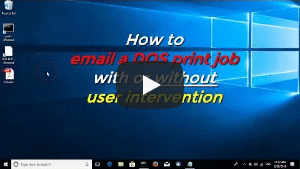 How to email DOS print jobs