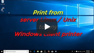 How to print from Linux/Unix to any Windows client printer